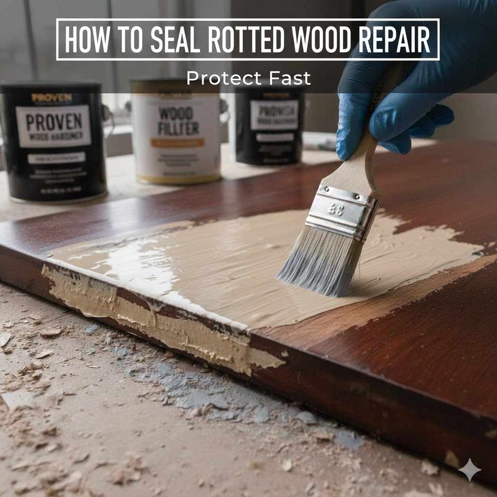How to Seal Rotted Wood Repair Protect Fast
