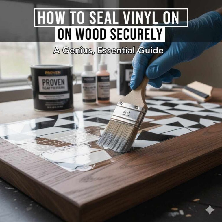 How to Seal Vinyl on Wood Securely
