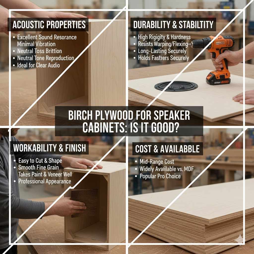 Is Birch Plywood Good for Speaker Cabinets