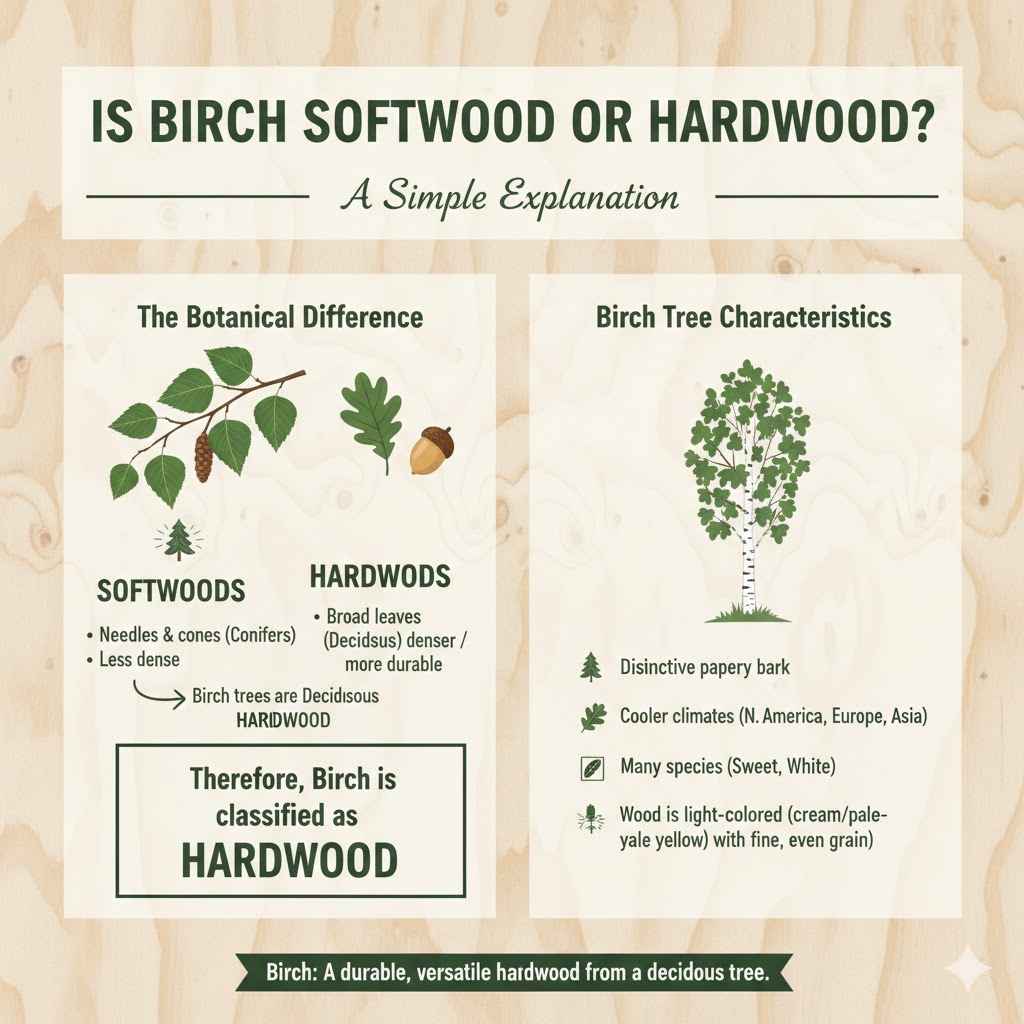 Is Birch Softwood Or Hardwood A Simple Explanation