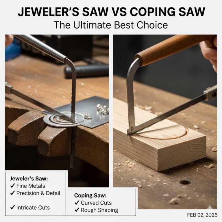 Jeweler's Saw Vs Coping Saw