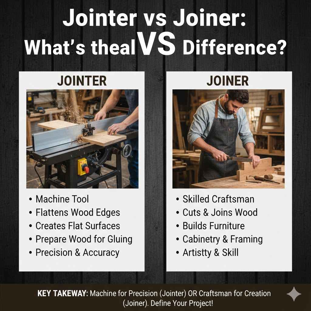 Jointer vs Joiner What’s the Real Difference