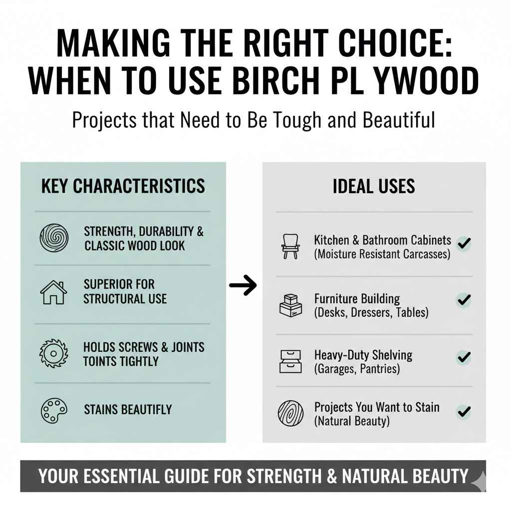 When to Use Birch Plywood