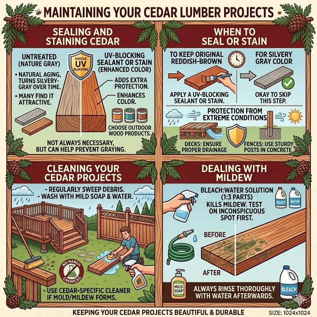 Maintaining Your Cedar Lumber Projects