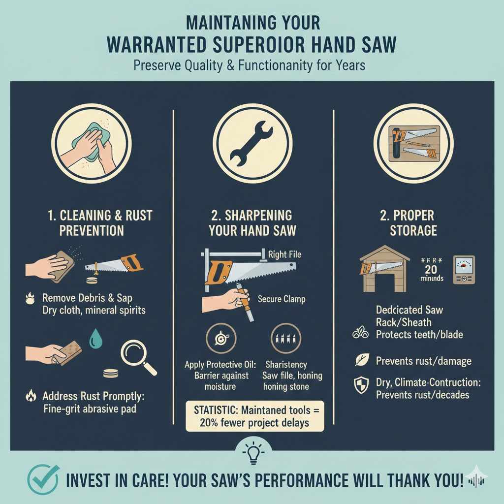 Maintaining Your Warranted Superior Hand Saw

