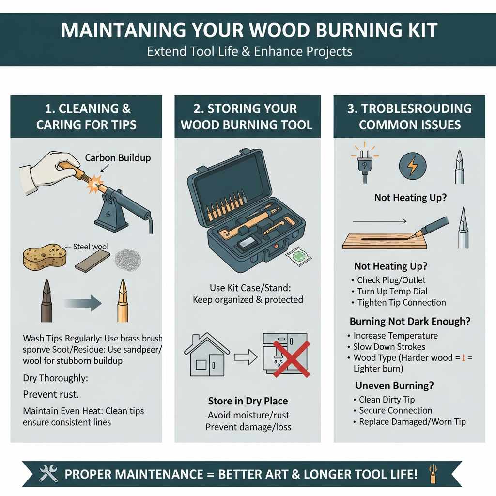 Maintaining Your Wood Burning Kit

