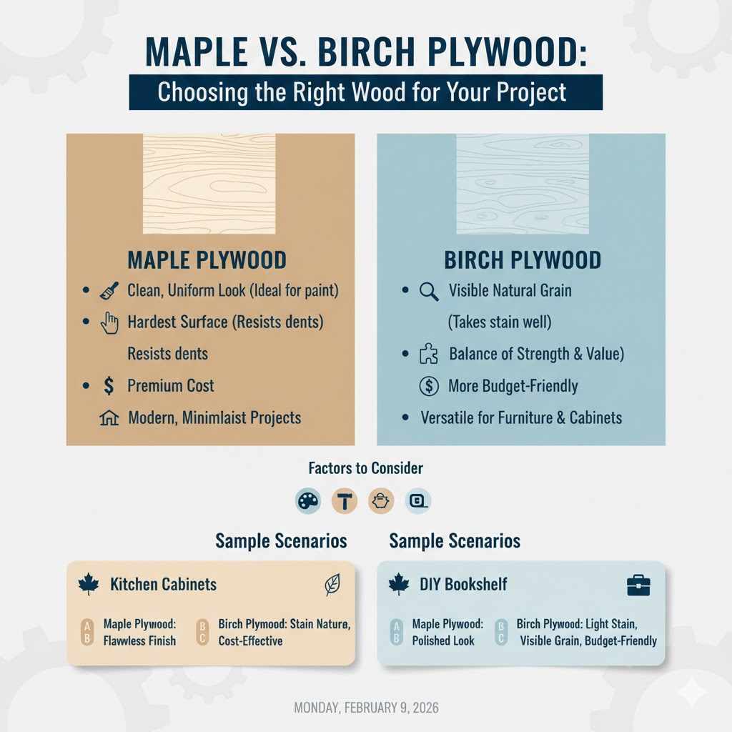 Maple Plywood vs Birch Plywood Which Is Better