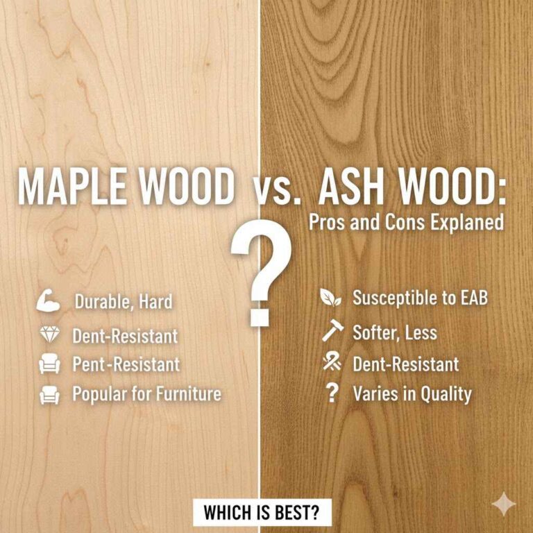Maple Wood vs Ash Wood Pros and Cons Explained