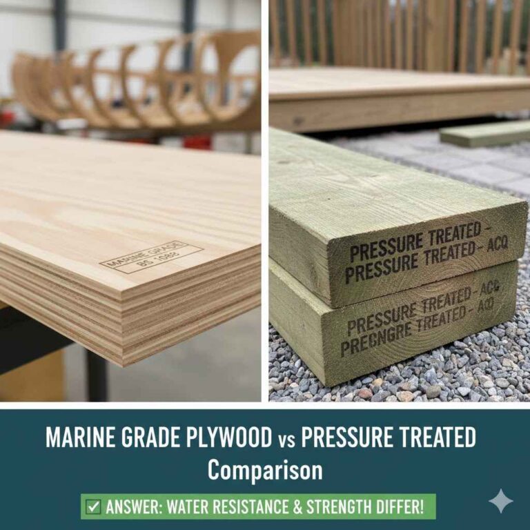 Marine Grade Plywood vs Pressure Treated