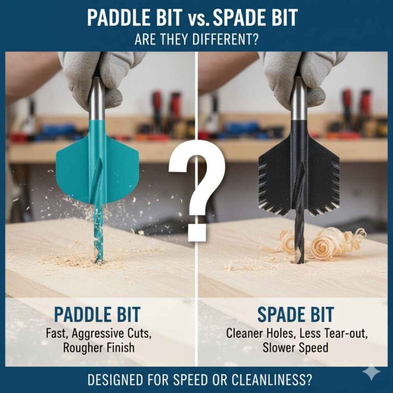 Paddle Bit vs Spade Bit