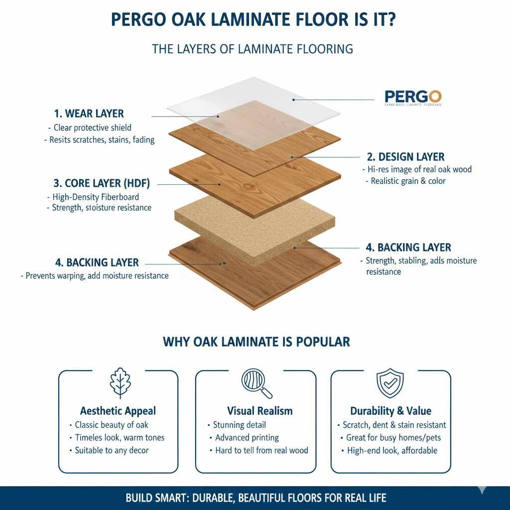 Pergo Oak Laminate Flooring What Is It