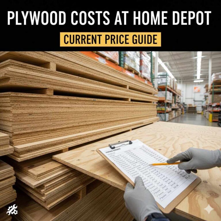 Plywood Costs at Home Depot