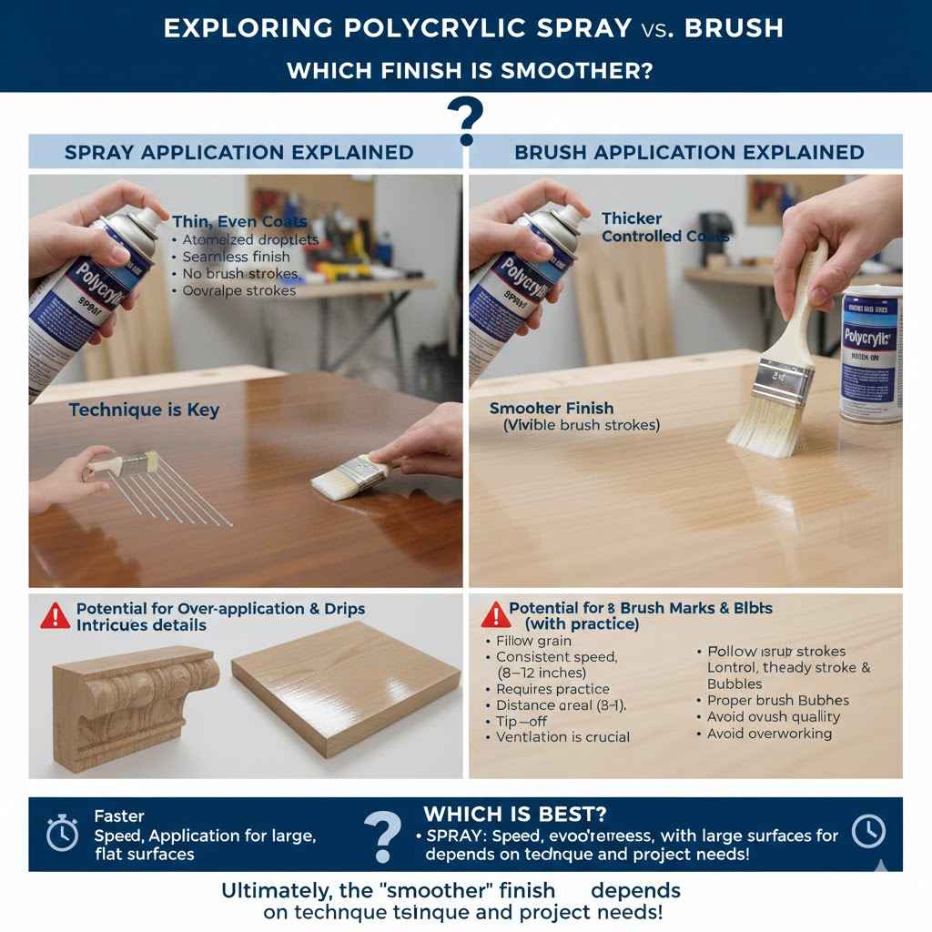 Exploring Polycrylic Spray vs Brush Which Finish Is Smoother