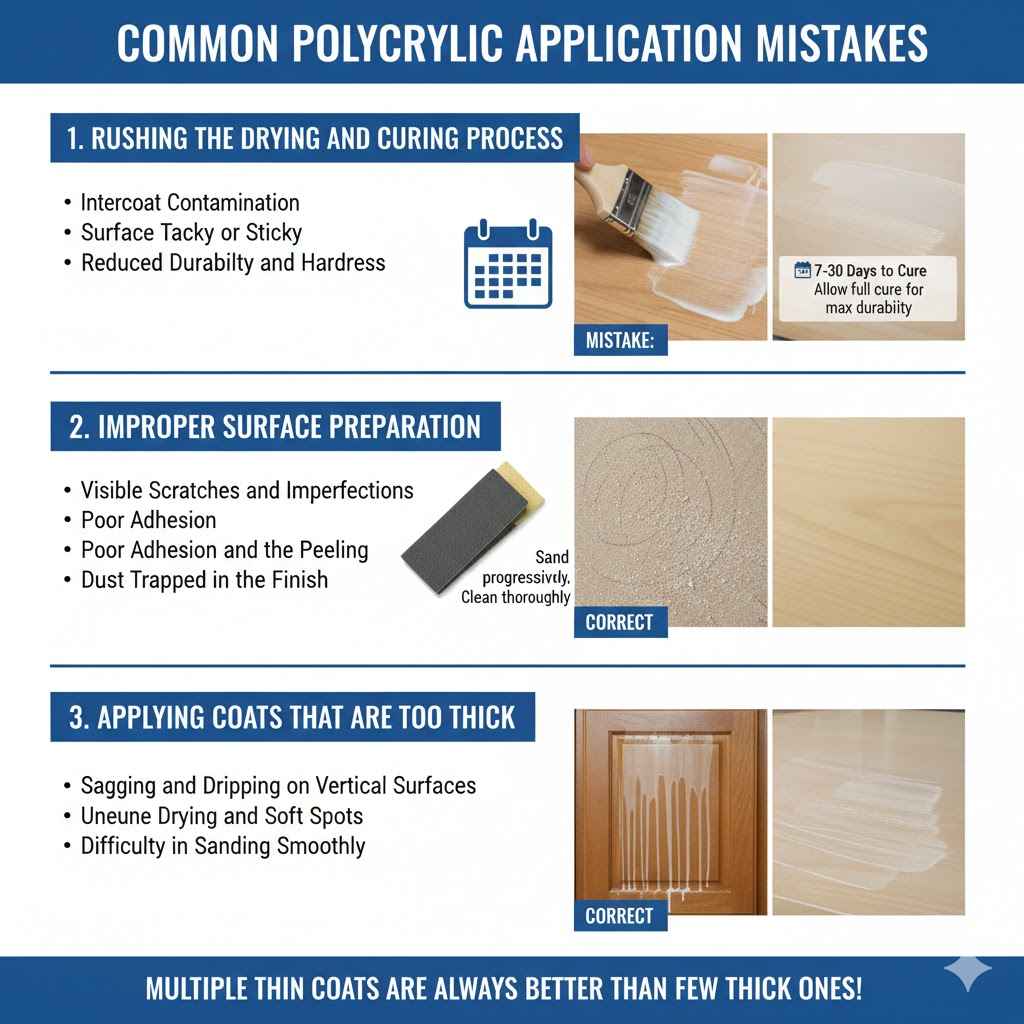 Common Polycrylic Application Mistakes