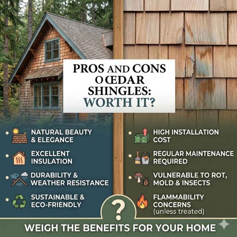 Pros and Cons of Cedar Shingles