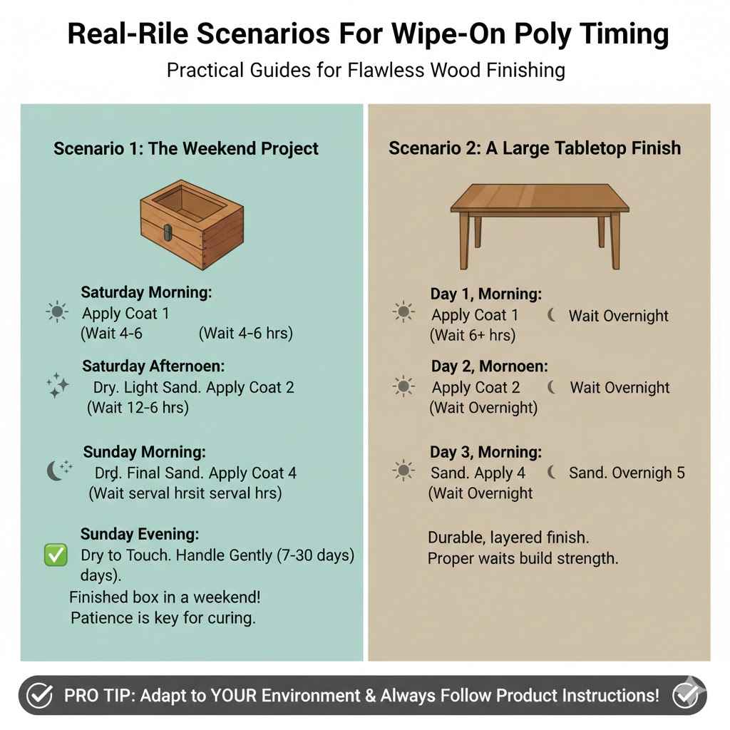 Real-Life Scenarios For Wipe-On Poly Timing