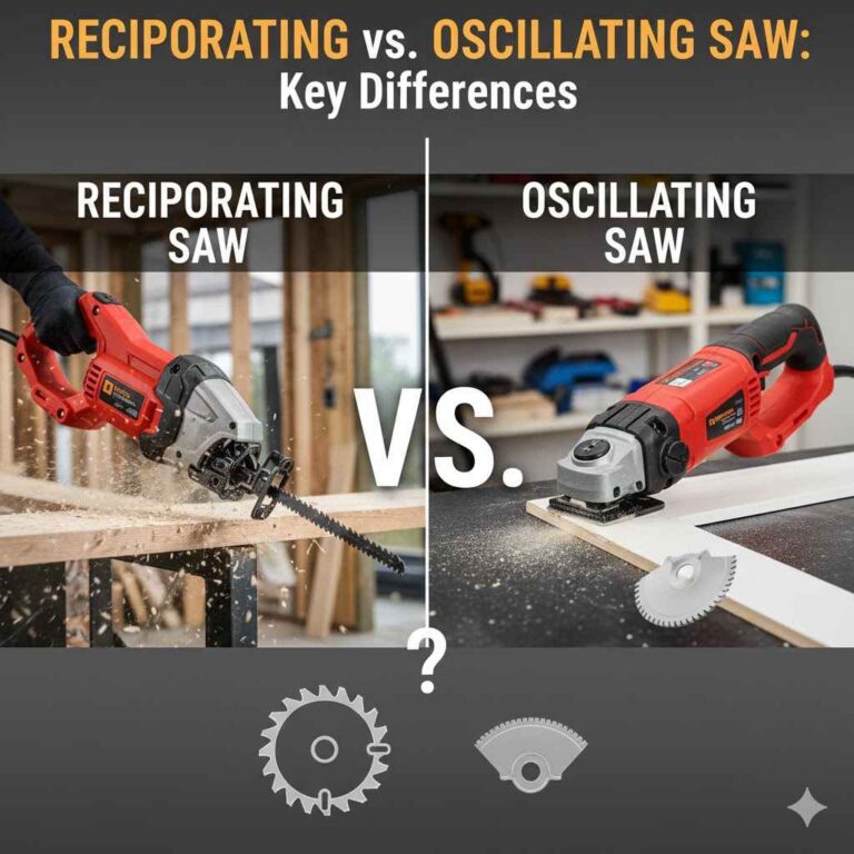 Reciprocating vs Oscillating Saw