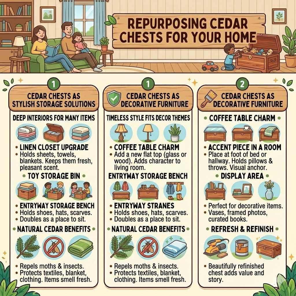 Repurposing Cedar Chests For Your Home