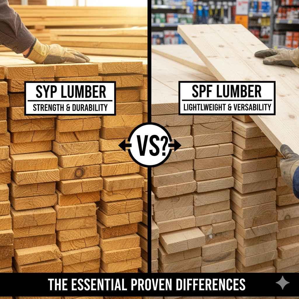 SYP vs SPF Lumber