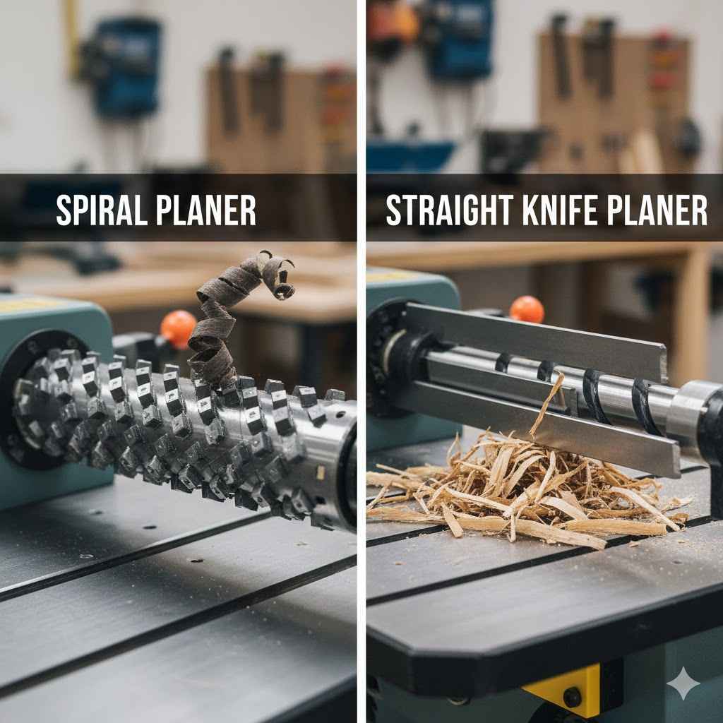 Spiral vs Straight Planer Pros and Cons Guide