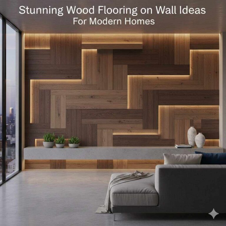 Stunning Wood Flooring on Wall Ideas For Modern Homes