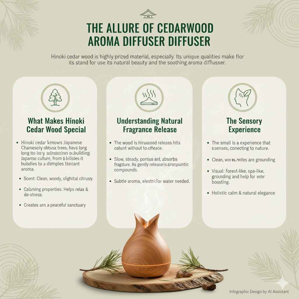 The Allure Of Hinoki Cedar Wood Aroma Diffuser Benefits