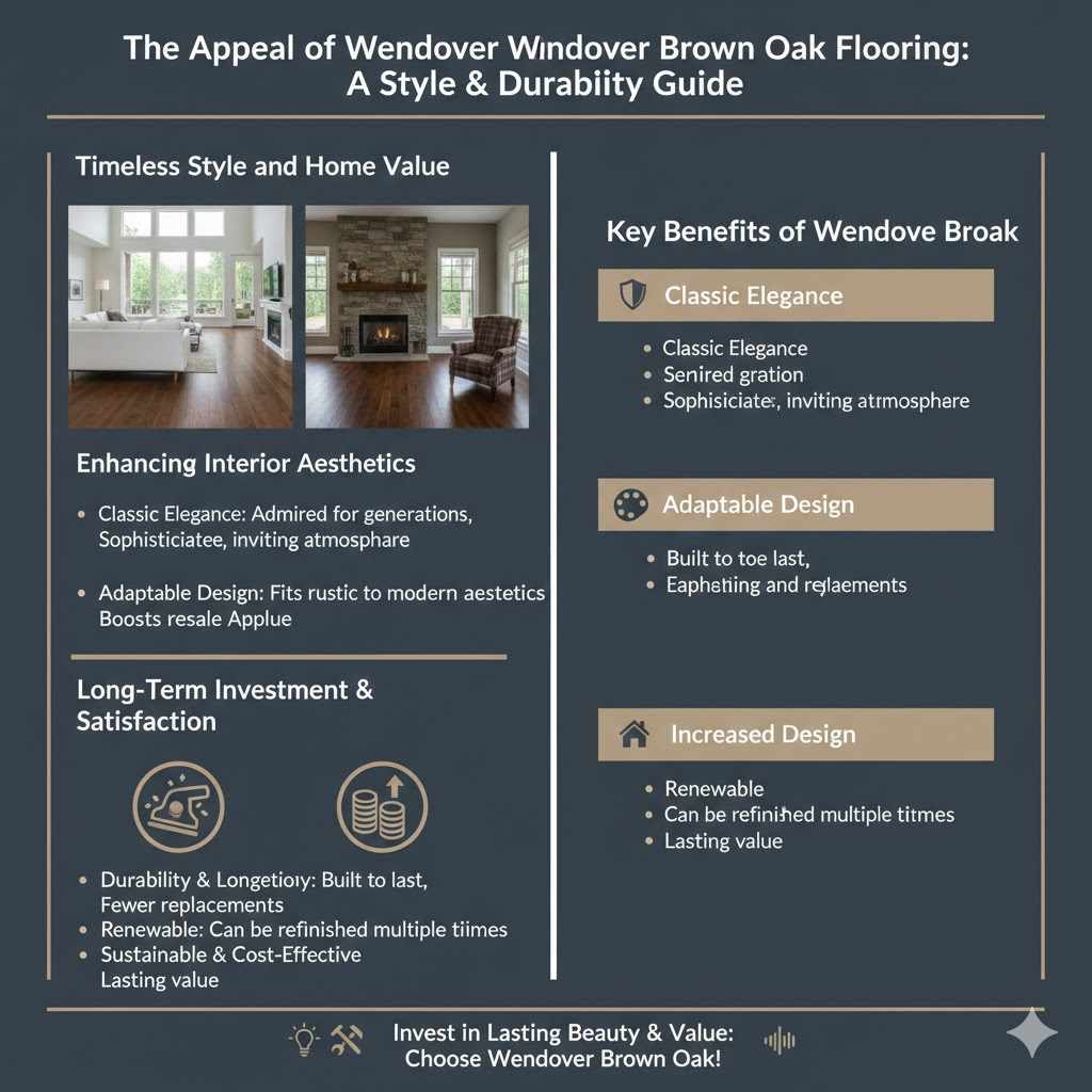 The Appeal of Wendover Brown Oak Flooring