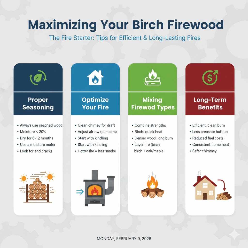 Tips for Maximizing Your Birch Firewood

