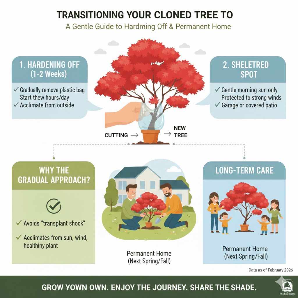 Transitioning Your Cloned Tree to a Permanent Home

