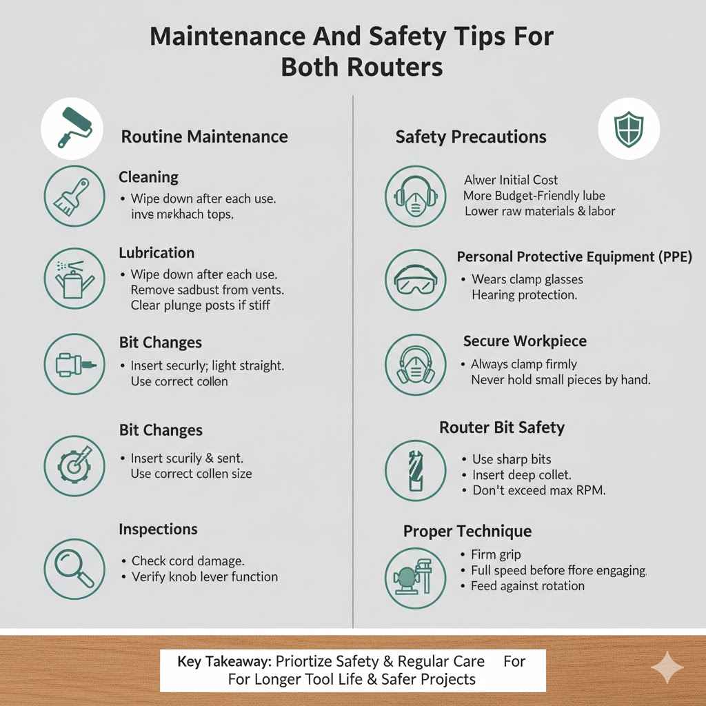 Maintenance And Safety Tips For Both Routers