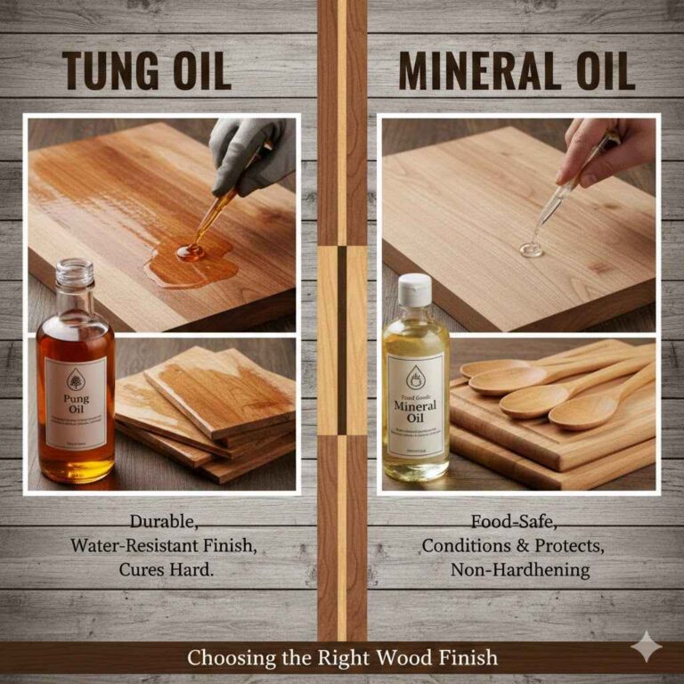 Tung Oil vs Mineral Oil