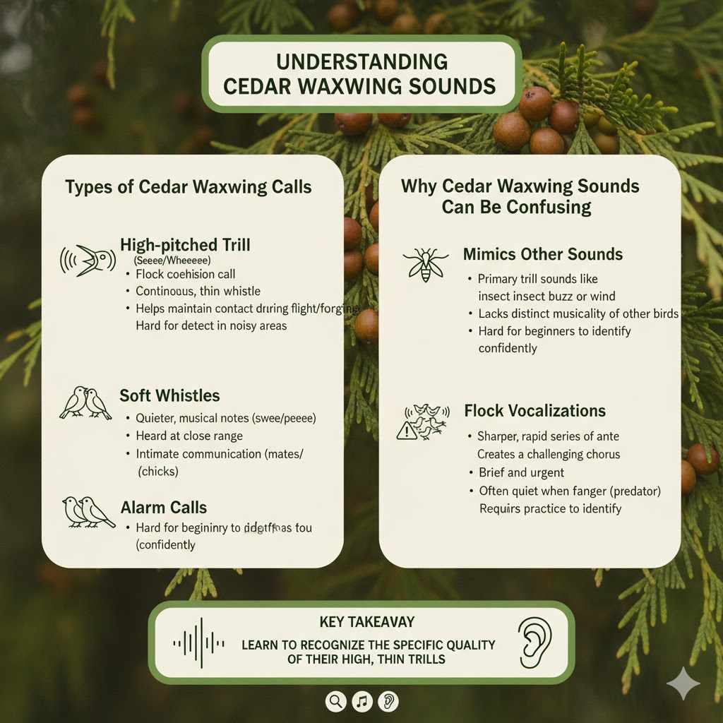 Understanding Cedar Waxwing Sounds