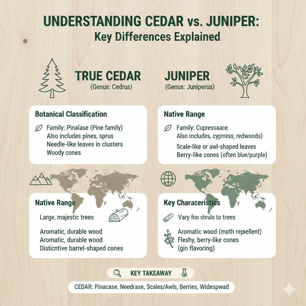 Understanding Cedar vs Juniper