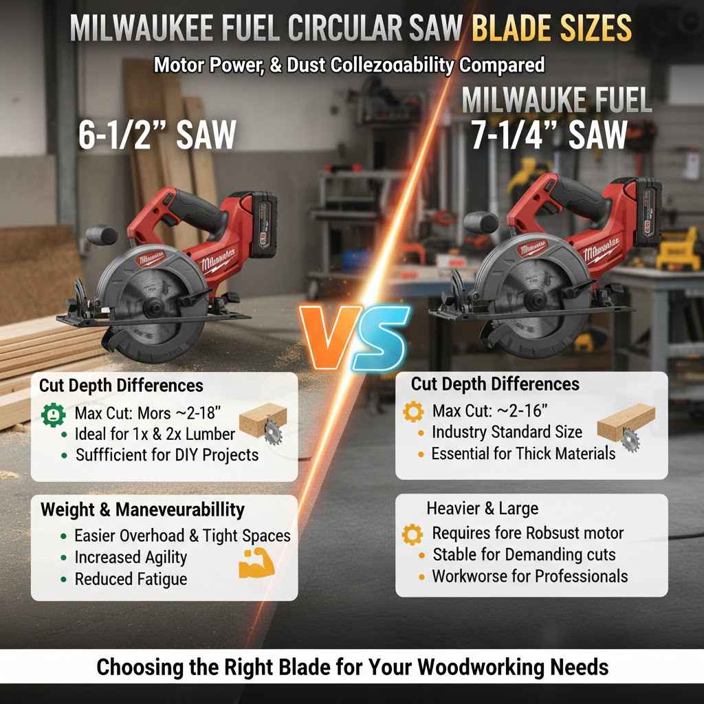 Understanding Milwaukee Fuel Circular Saw Blade Sizes