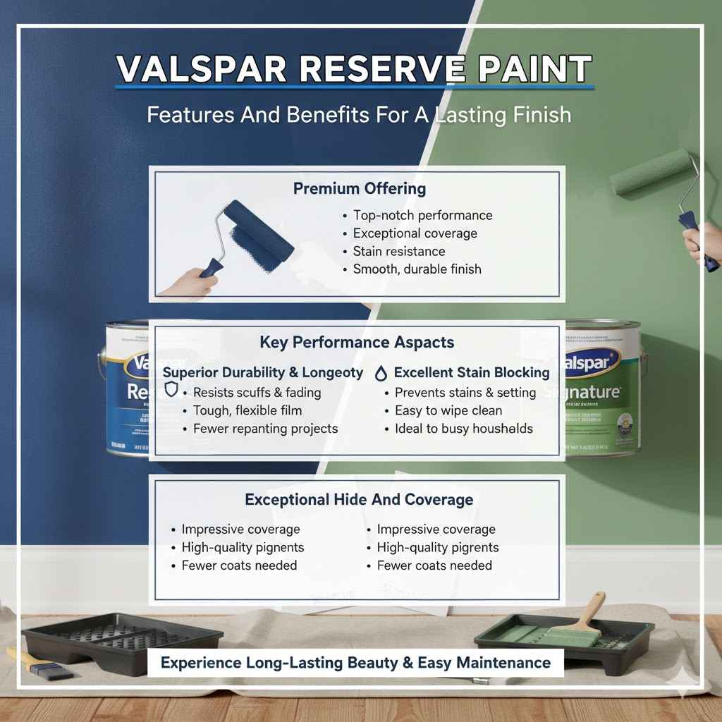 Valspar Reserve Paint Features And Benefits