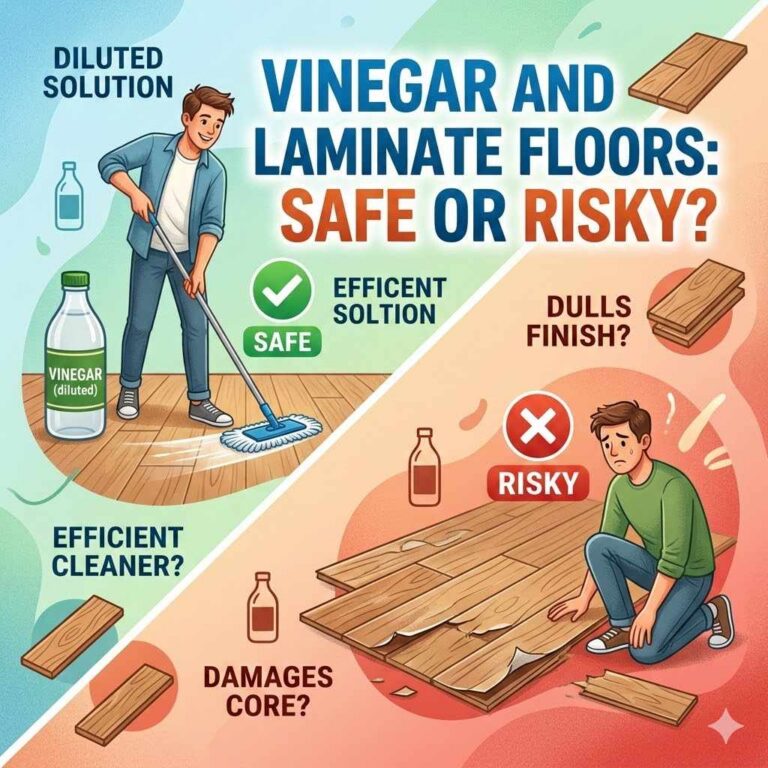 Vinegar and Laminate Floors Safe or Risky