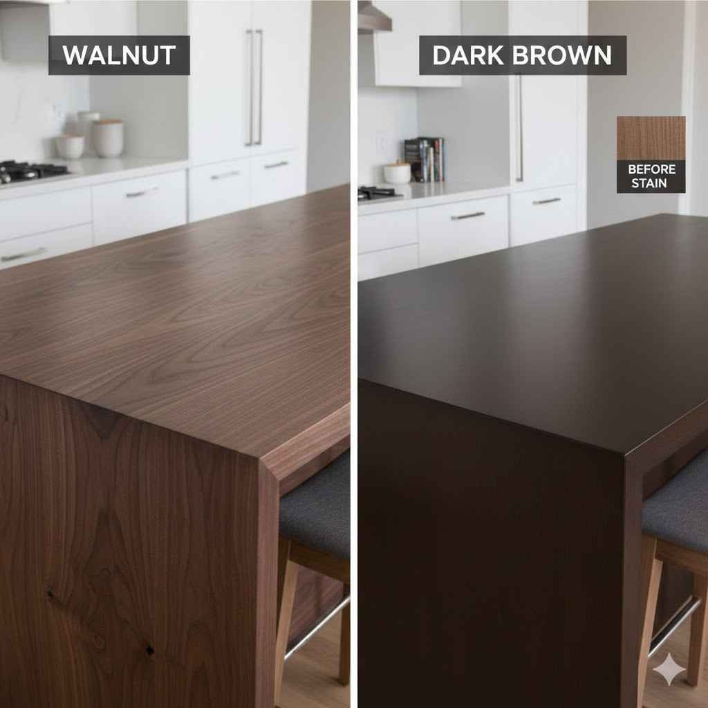 Walnut vs Dark Brown
