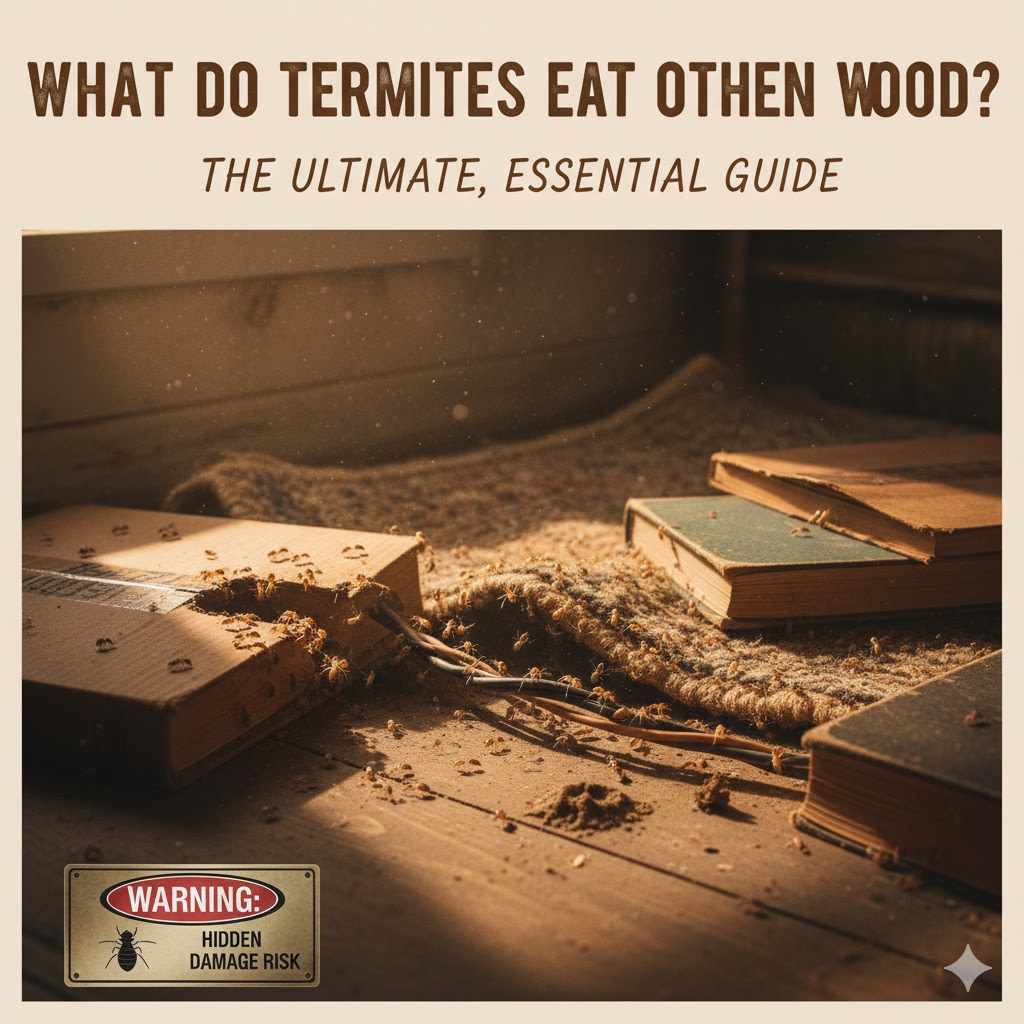 What Do Termites Eat Other Than Wood The Shocking Answer