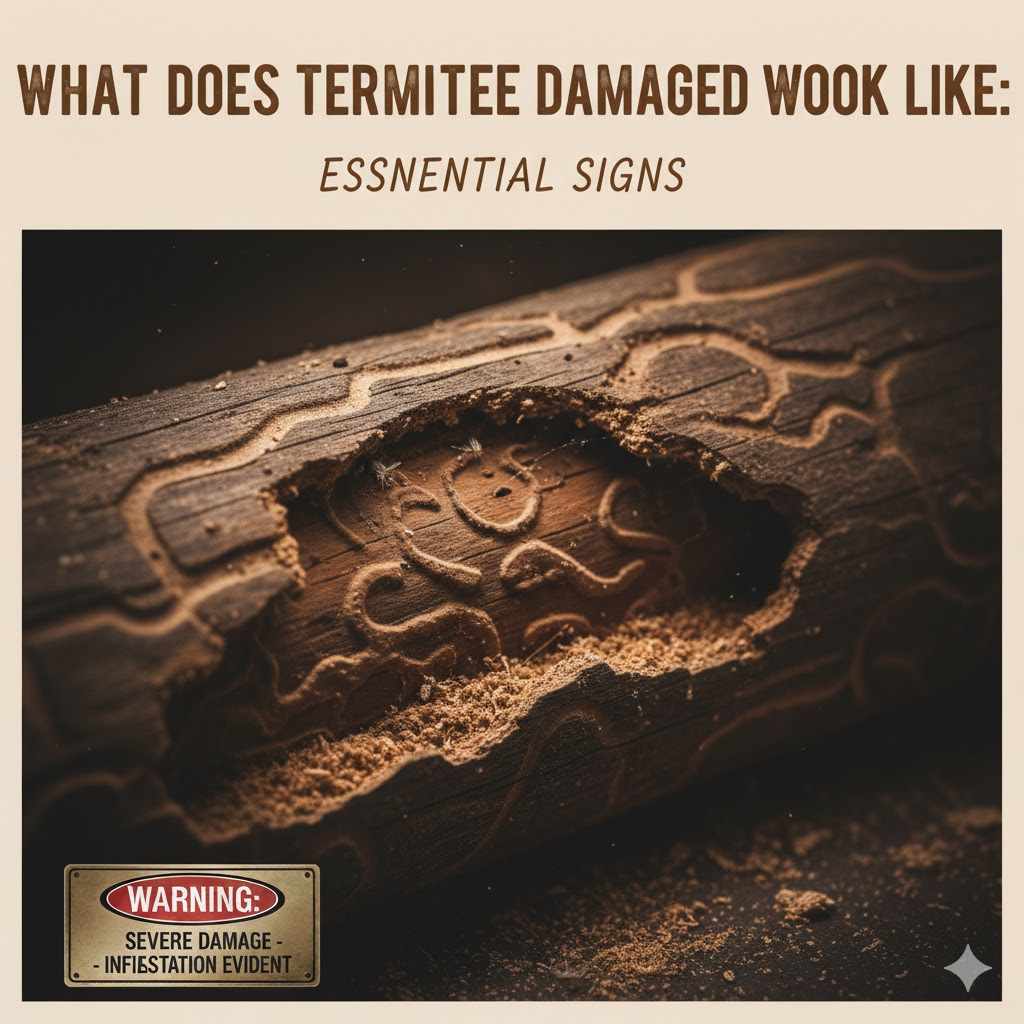 What Does Termite Damaged Wood Look Like