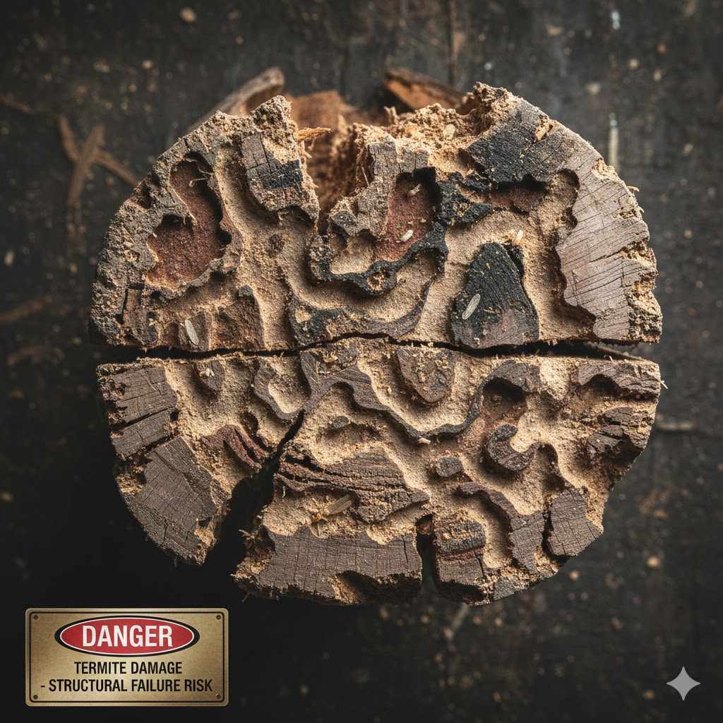 What Does Wood Look Like When Termites Eat It