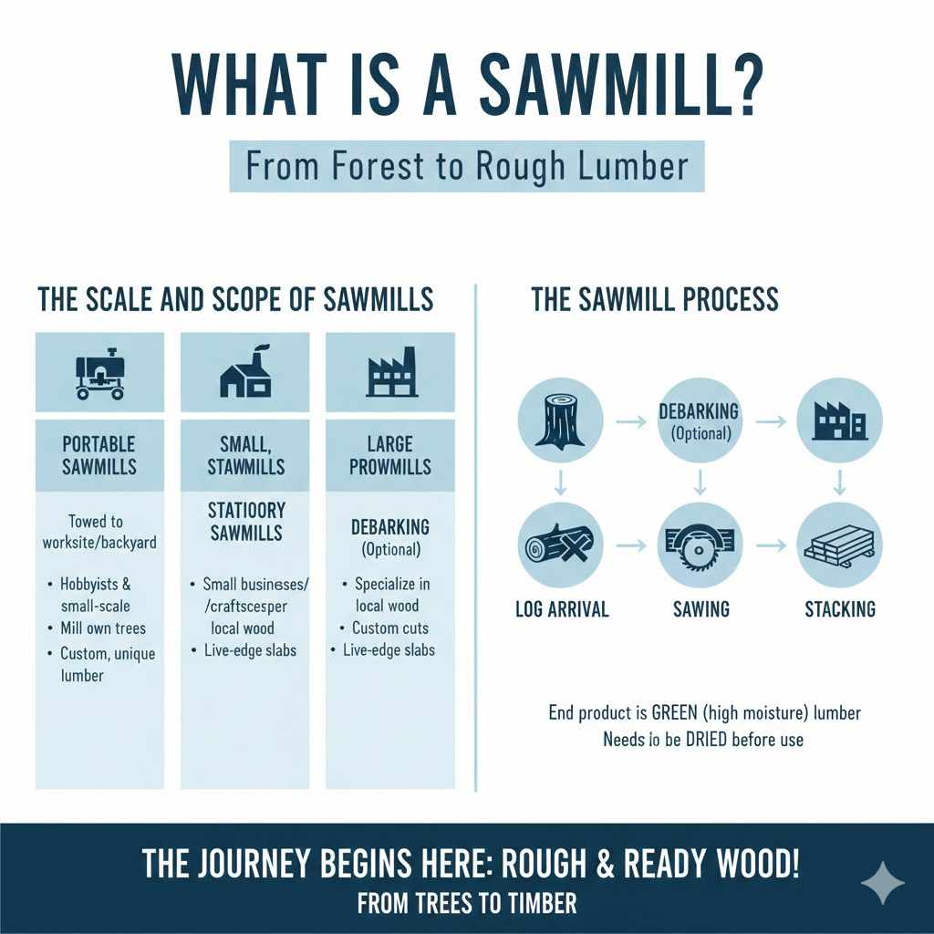 What Exactly Is a Sawmill?

