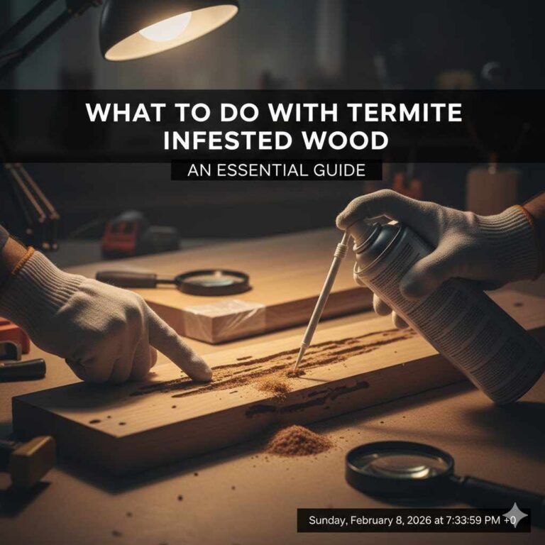 What To Do With Termite Infested Wood