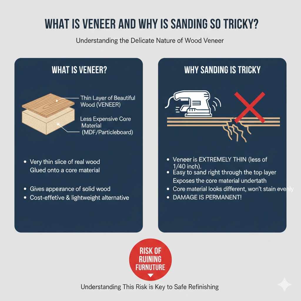 What is Veneer and Why is Sanding So Tricky?

