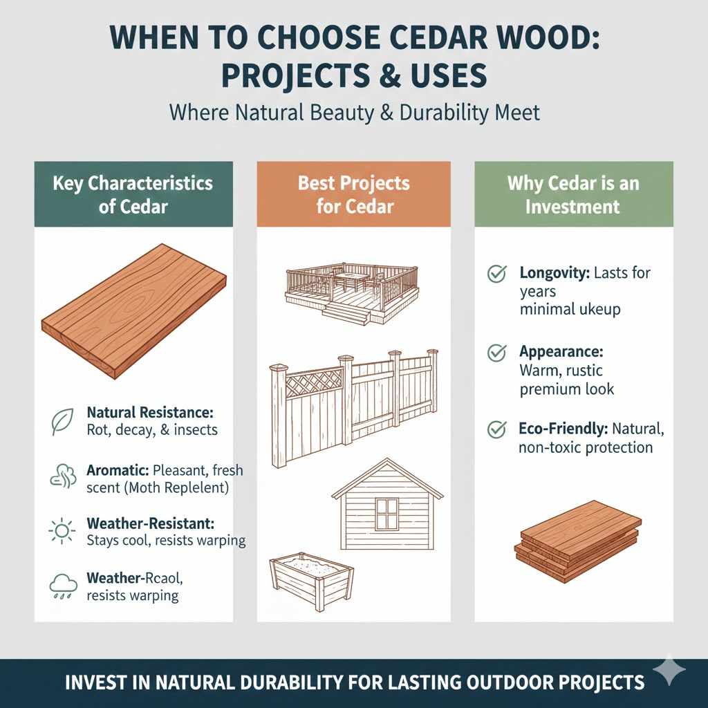 When to Choose Cedar Wood