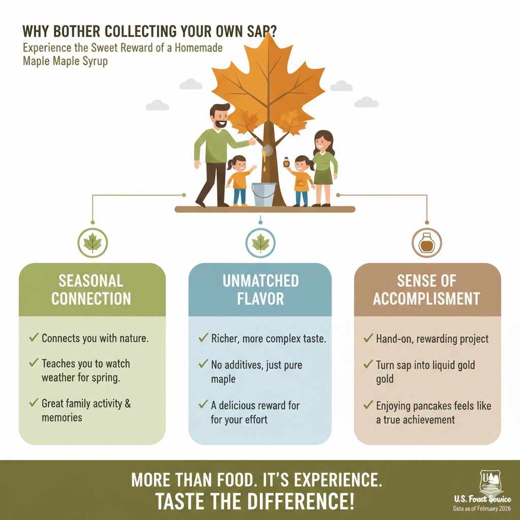 Why Bother Collecting Your Own Sap?

