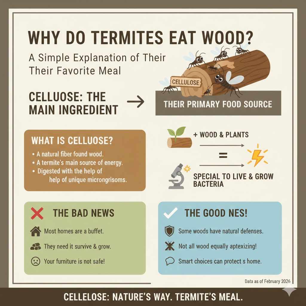 Why Do Termites Eat Wood in the First Place