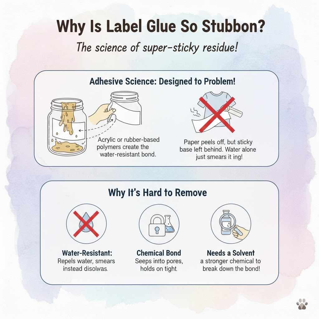 Why Is Label Glue So Stubborn