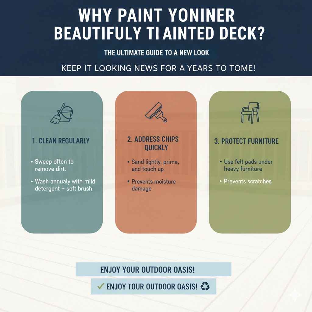 Maintaining Your Beautifully Painted Deck