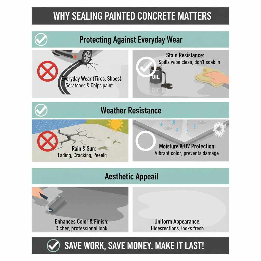 Why Sealing Painted Concrete Matters


