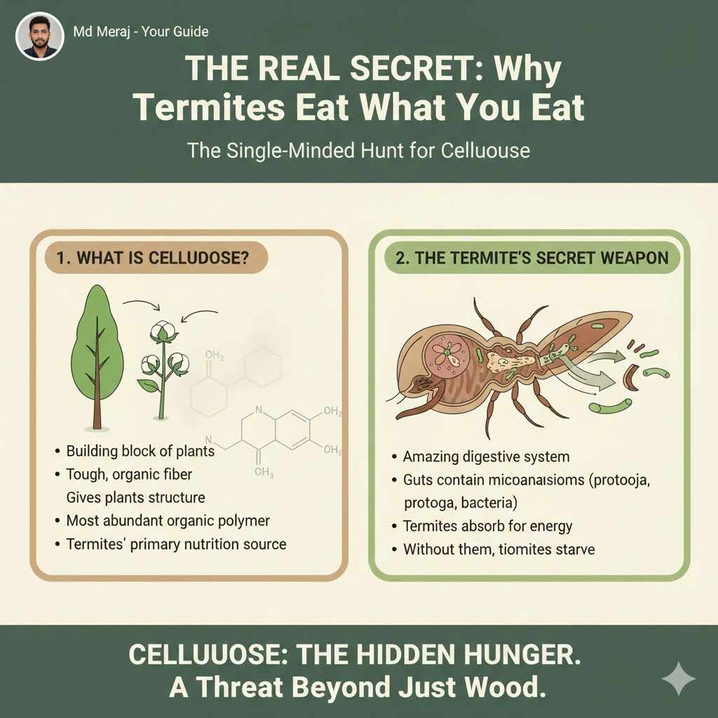 Why Termites Eat What They Eat